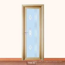 Porta de quarto interno de alta qualidade Design Novo da porta do banheiro de alumínio com fechadura